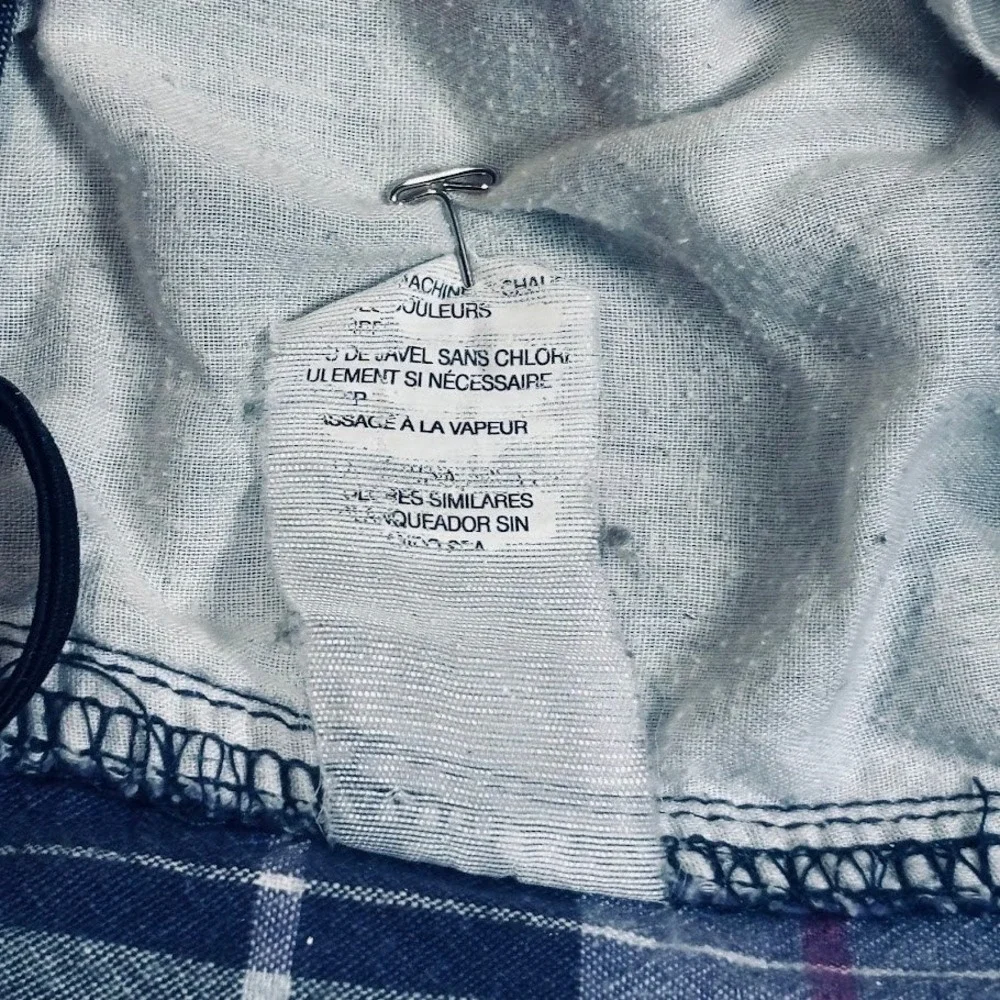 IZOD Plaid Shorts Mens 34 Purple Cotton Preppy Classic Flat Front Casual Trendy